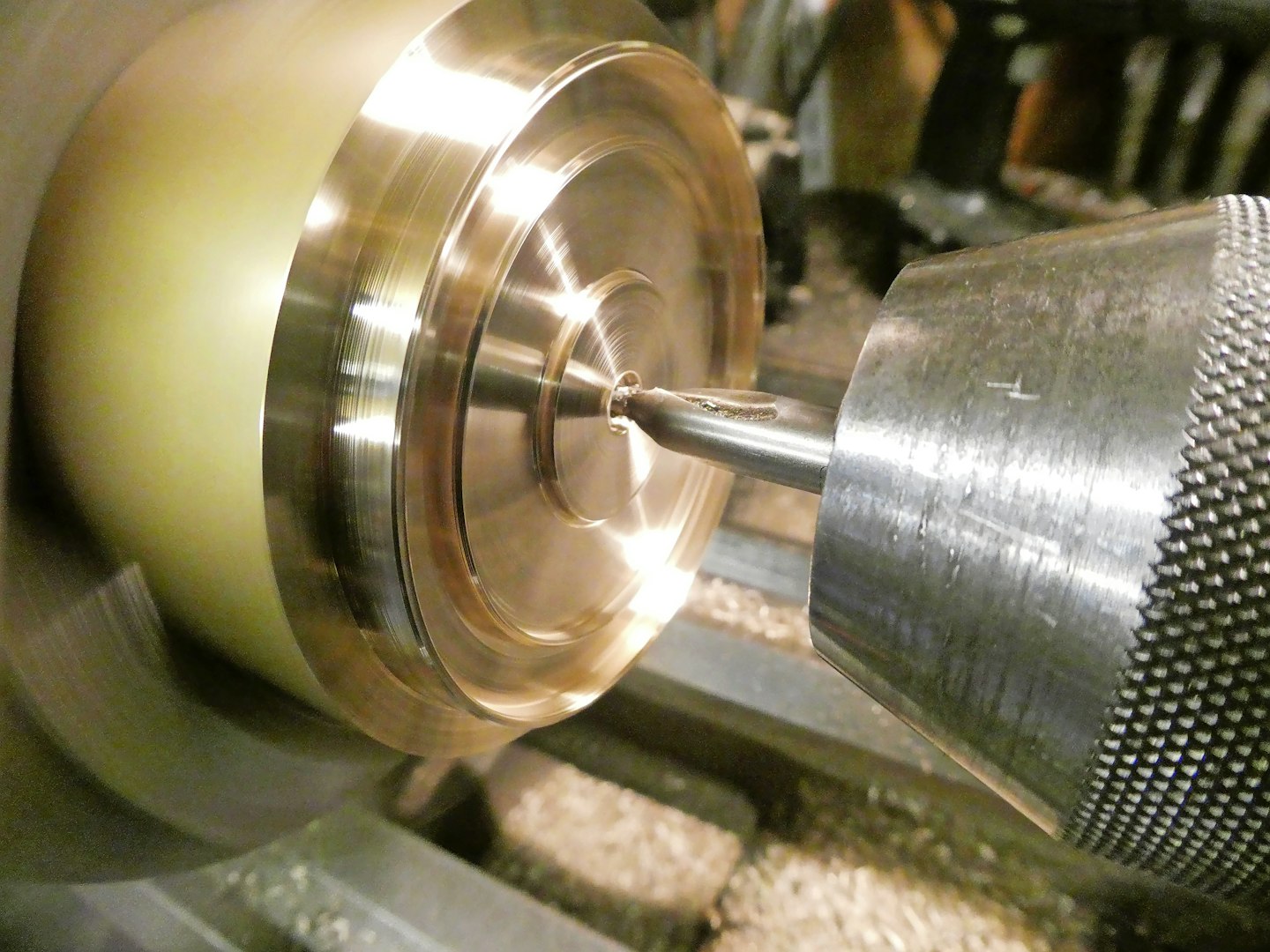 Step 4 - Centre the drill